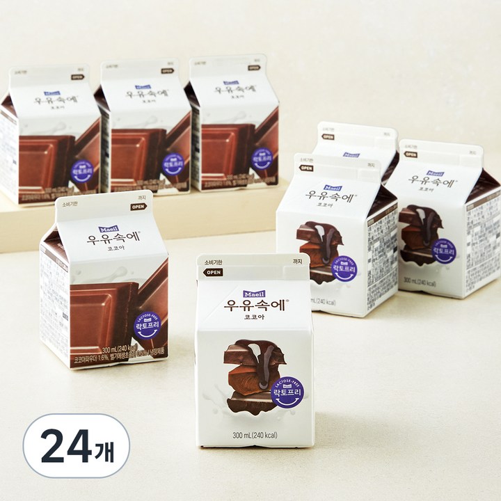 매일유업 우유속에 코코아, 300ml, 24개