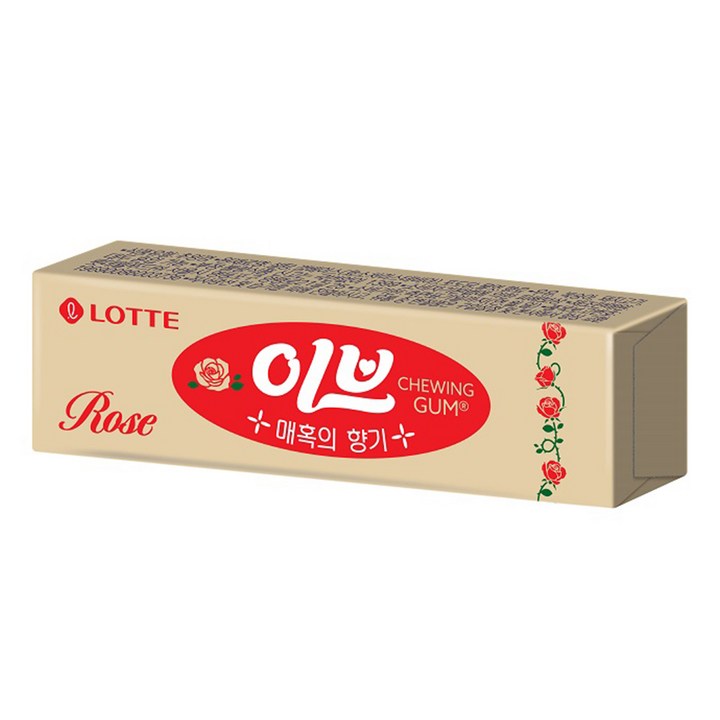 롯데웰푸드 이브 로즈 츄잉껌, 26g, 1개