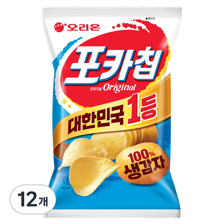 포카칩 오리지널, 110g, 12개