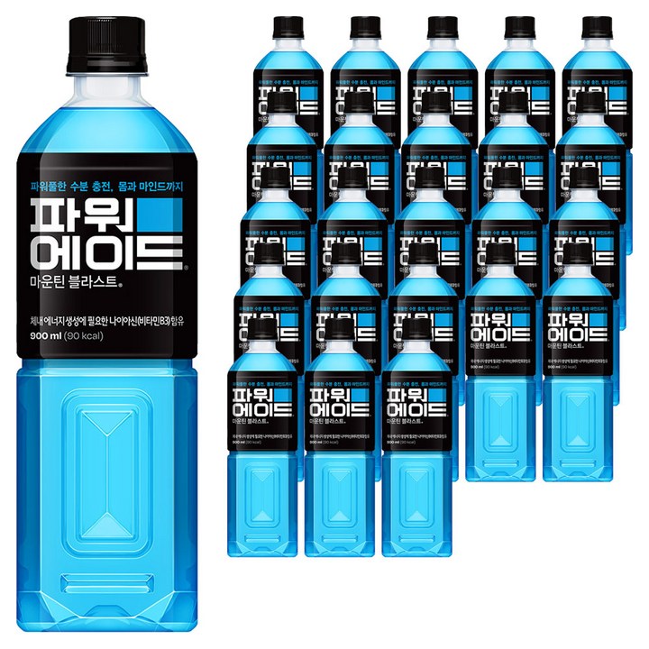 파워에이드 마운틴블라스트, 900ml, 24개