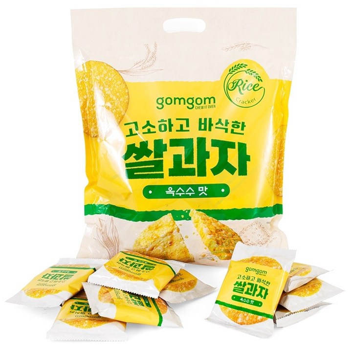 곰곰 쌀과자 옥수수맛, 297g, 1개