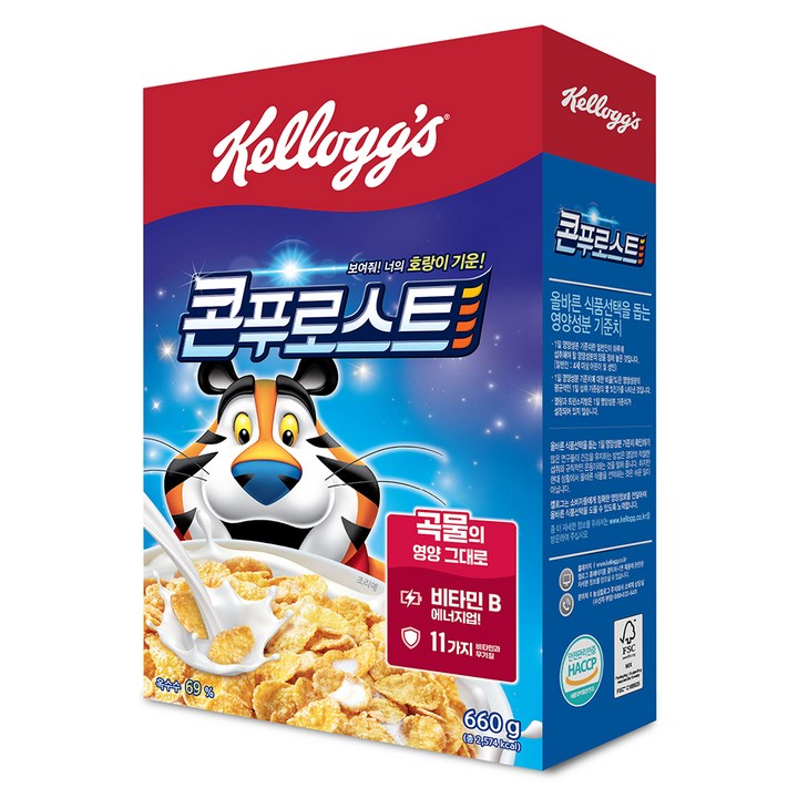 콘푸로스트 시리얼, 660g, 1개
