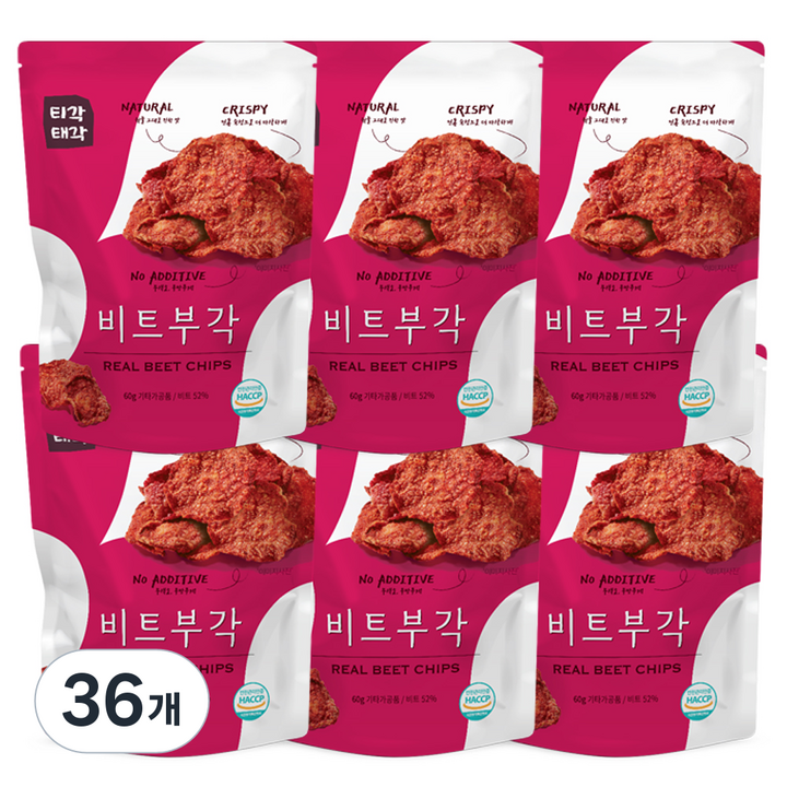 티각태각 비트부각, 60g, 36개