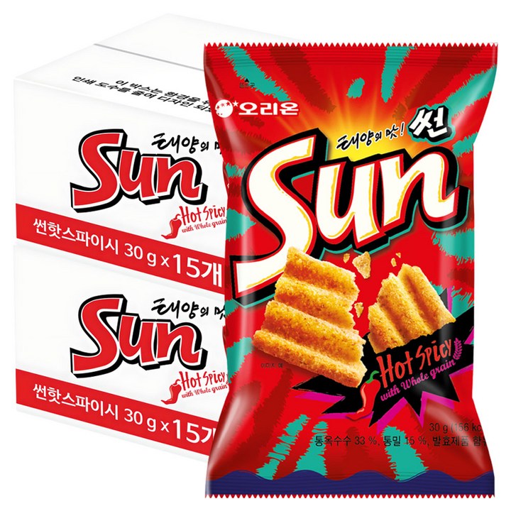 오리온 태양의 맛 썬, 30g, 30개