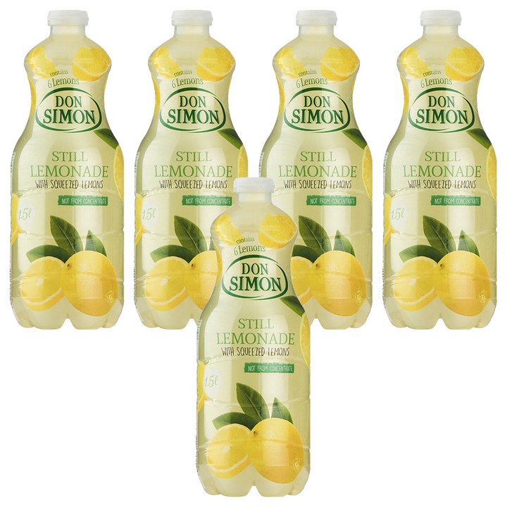 돈시몬 레몬 에이드, 5개, 1.5L