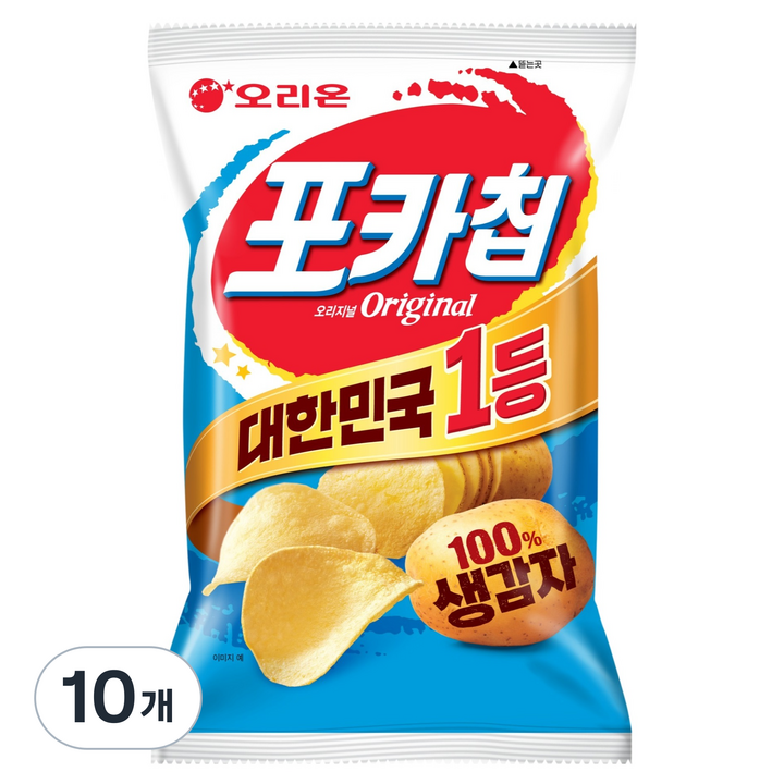 포카칩 오리지널, 110g, 10개