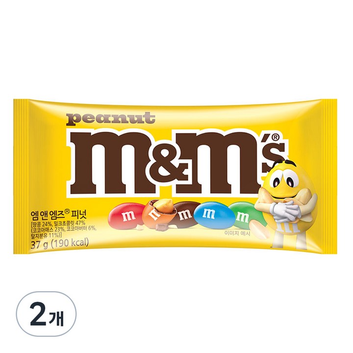 엠앤엠즈 피넛, 37g, 2개