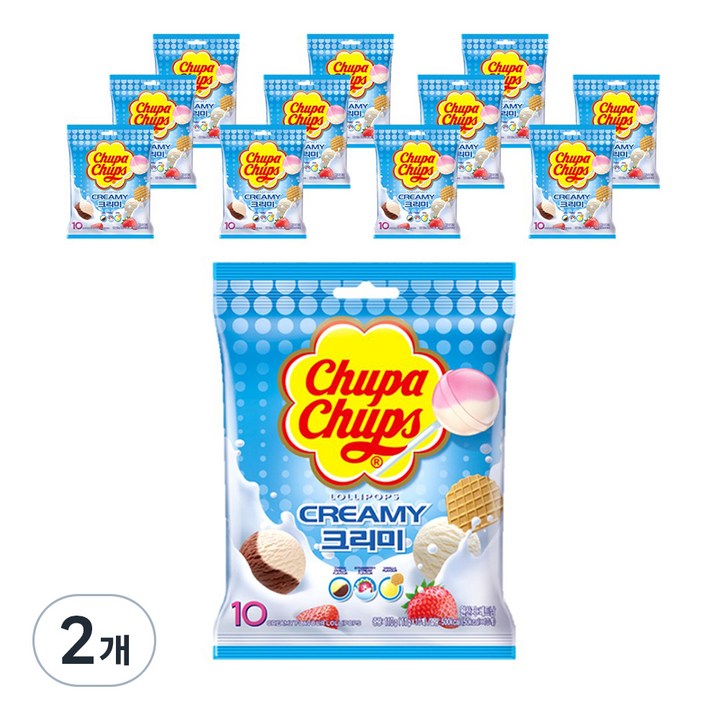 츄파춥스 크리미 츄잉젤리 12p, 1.32kg, 2개
