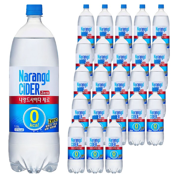 동아오츠카 나랑드사이다 제로, 1.5L, 24개