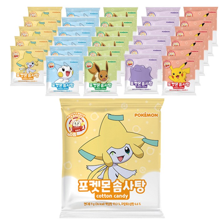 포켓몬스터 솜사탕, 9g, 36개