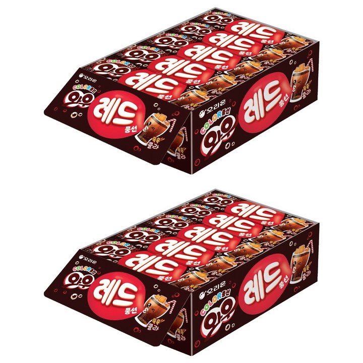 Wow 오리온 레드콜라 풍선껌 15p, 2개, 315g