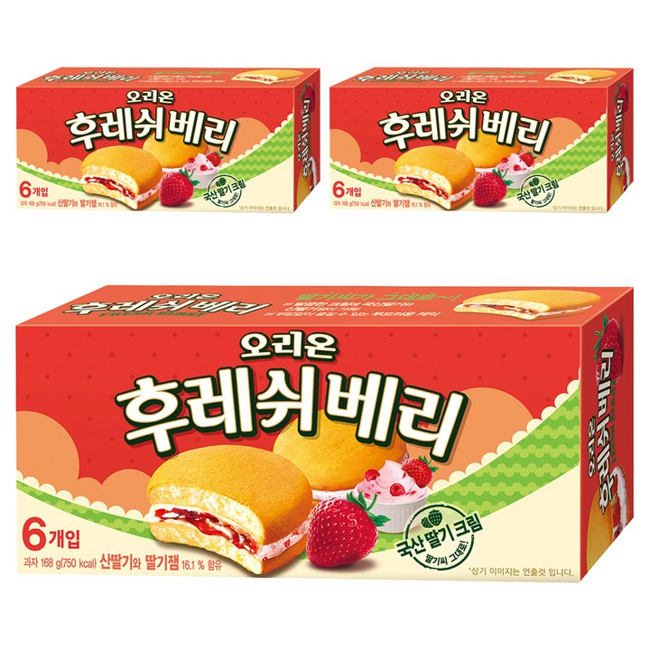 후레쉬베리 딸기 6개입, 168g, 3개
