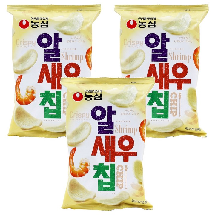 알새우칩, 68g, 3개