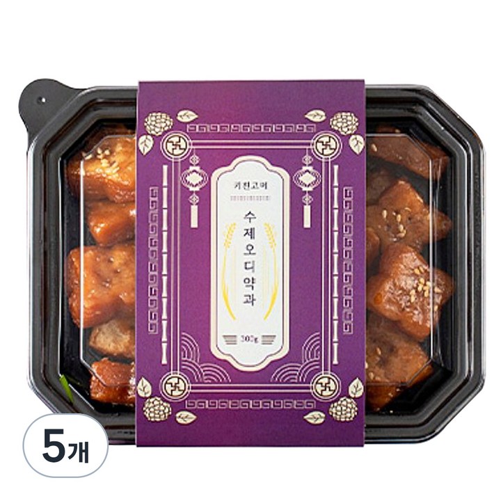 키친고메 수제 오디 약과, 300g, 5개