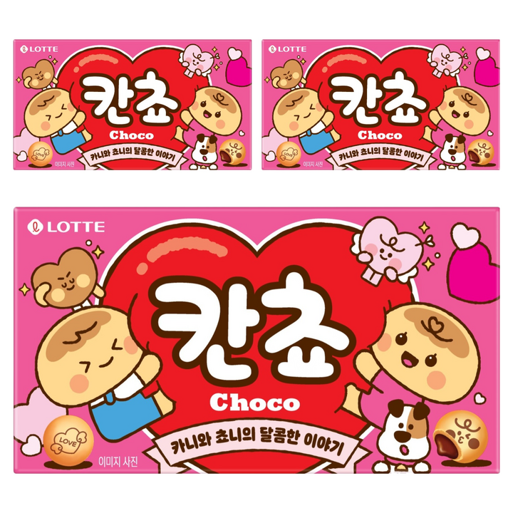 롯데웰푸드 칸쵸 초코, 54g, 3개