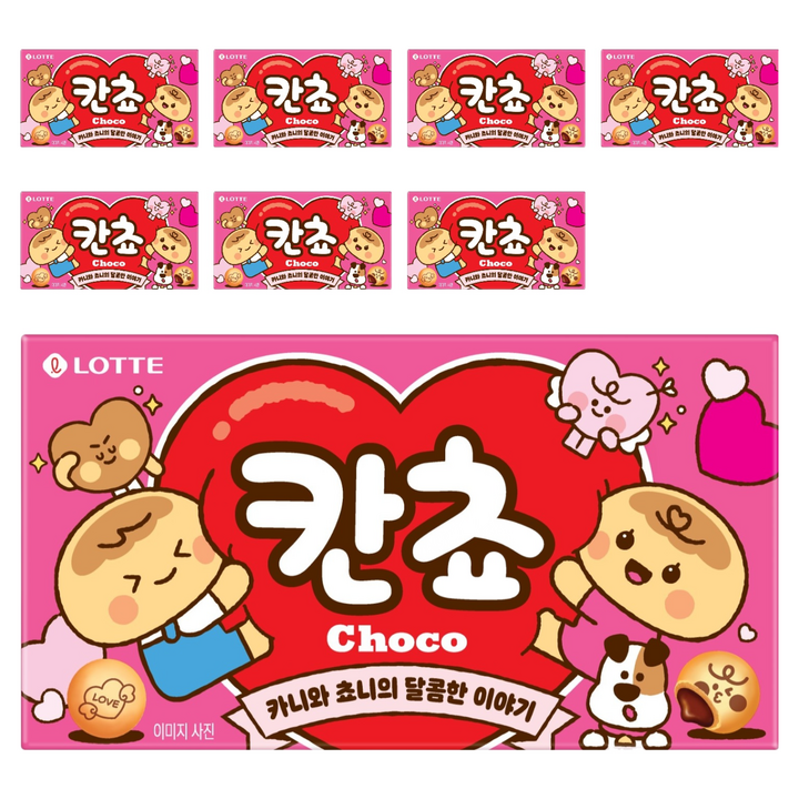 롯데웰푸드 칸쵸 초코, 54g, 8개
