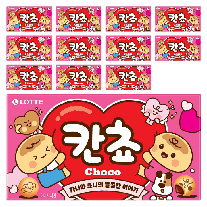 롯데웰푸드 칸쵸 초코, 54g, 12개
