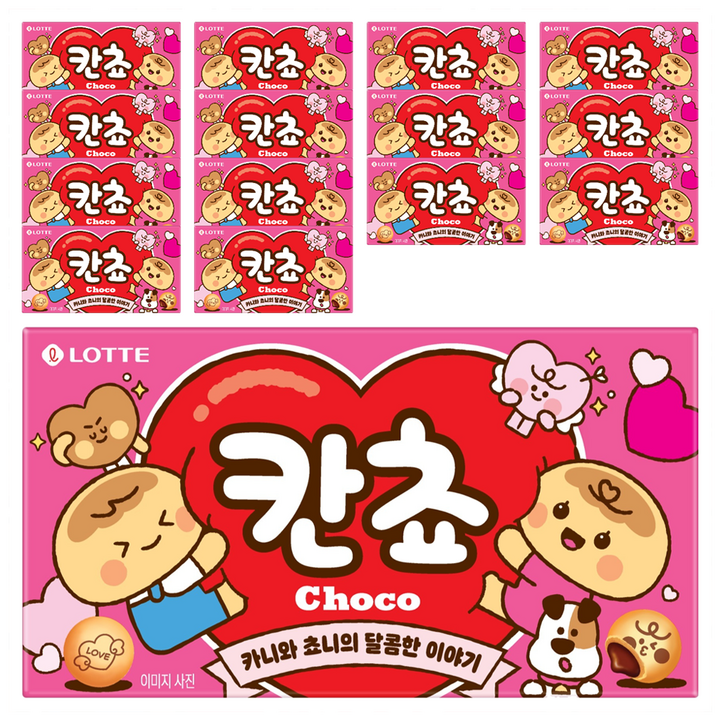 롯데웰푸드 칸쵸 초코, 54g, 15개