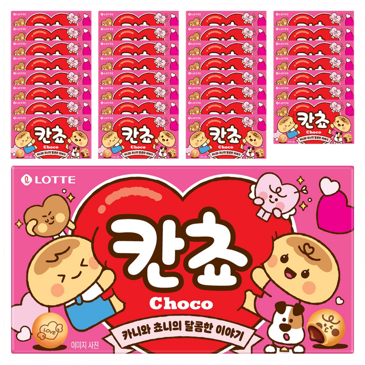 롯데웰푸드 칸쵸 초코, 54g, 32개