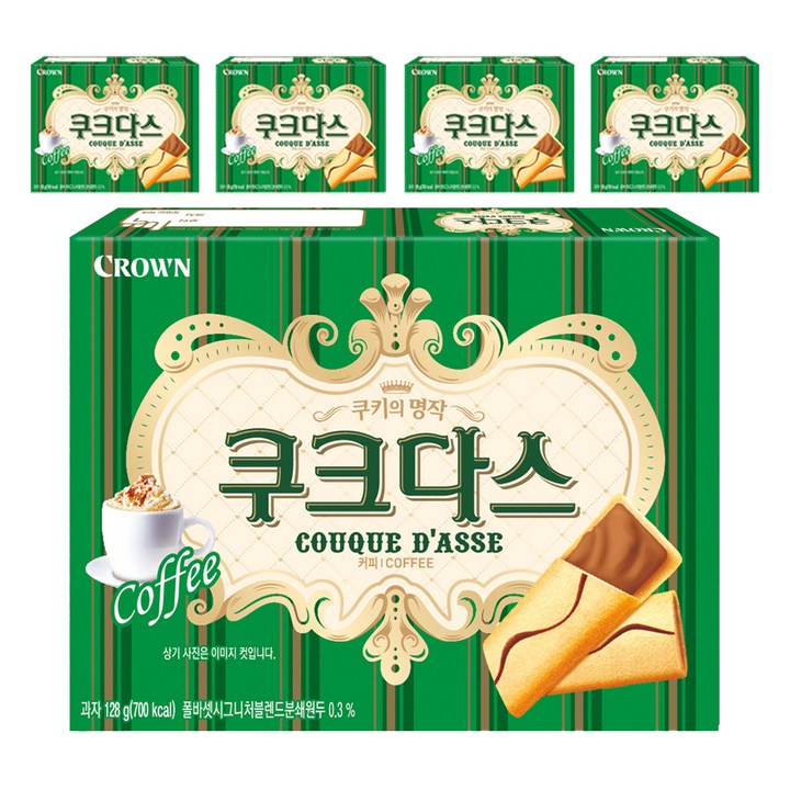 쿠크다스 커피슬림, 289g, 5개