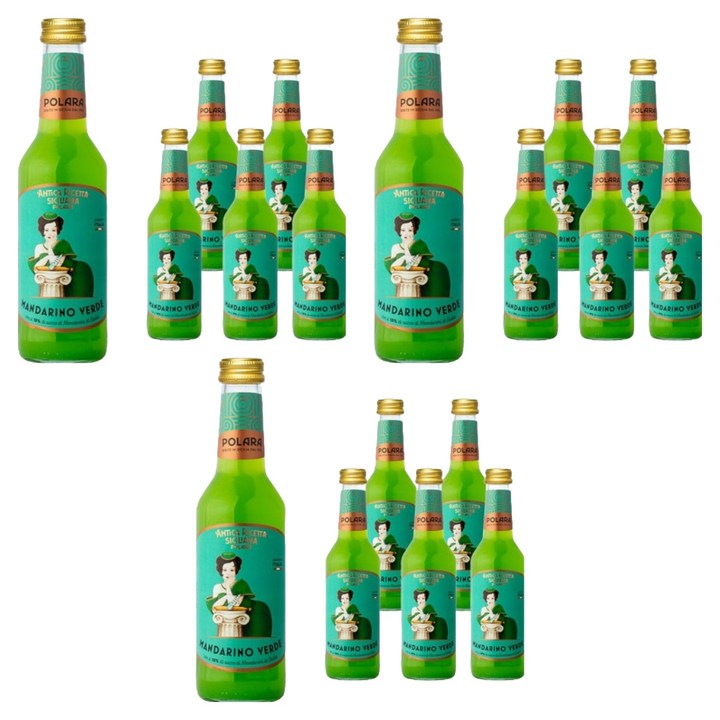 폴라라 시칠리아나 만다리노 베르데 탄산음료 그린만다린, 18개, 275ml