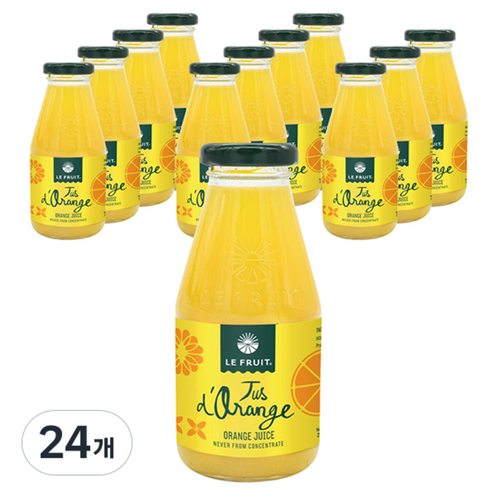 르프룻 오렌지 착즙 주스, 24개, 250ml
