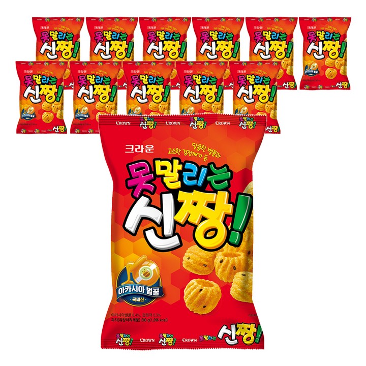 크라운 못말리는신짱, 200g, 12개