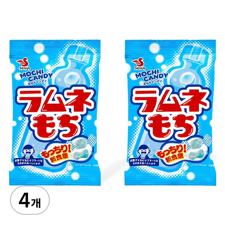 라무네 모찌 캐러멜, 32g, 4개