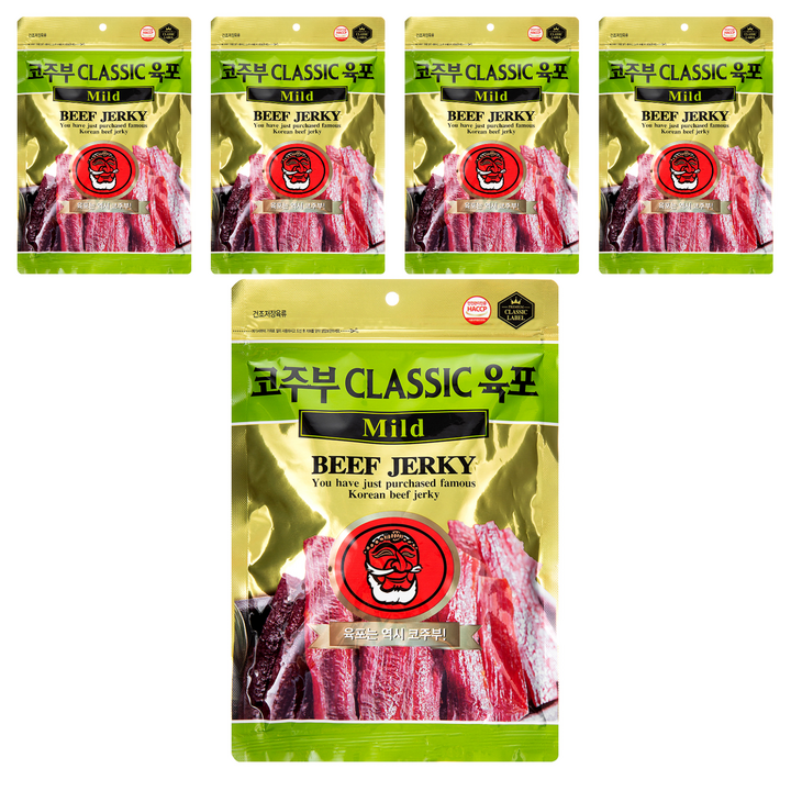 코주부 B&F CLASSIC 육포 Mild, 130g, 5개