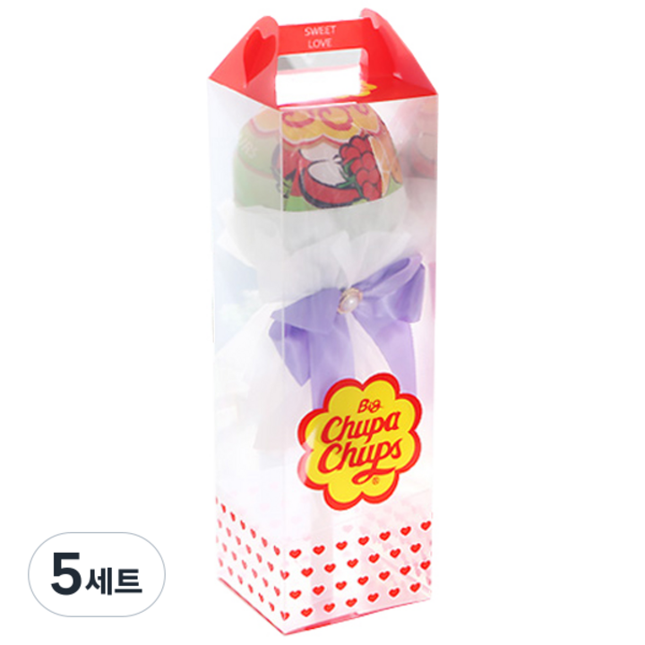 인크리코 왕츄파춥스 막대사탕 공단 11g x 15p 세트 랜덤발송, 5세트, 165g