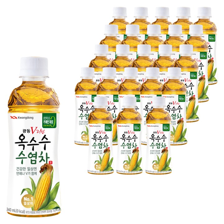 광동옥수수수염차, 340ml, 24개