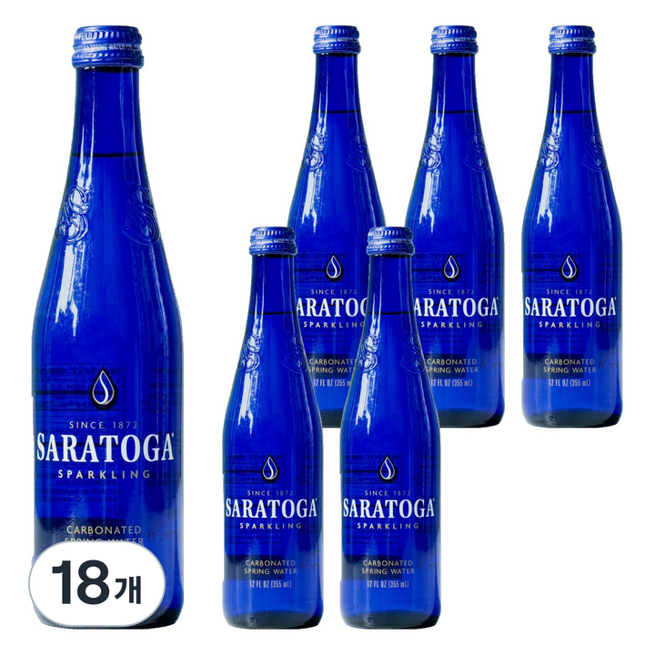 사라토가 탄산수, 355ml, 18개