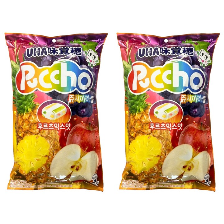 푸쵸 미카쿠토 캔디 쥬시미라클, 800g, 2개