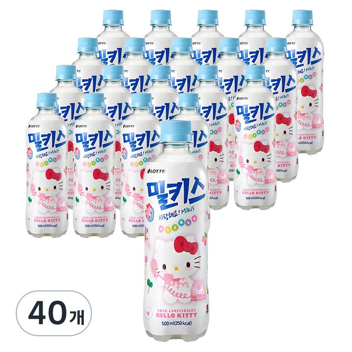 밀키스 랜덤발송, 500ml, 40개