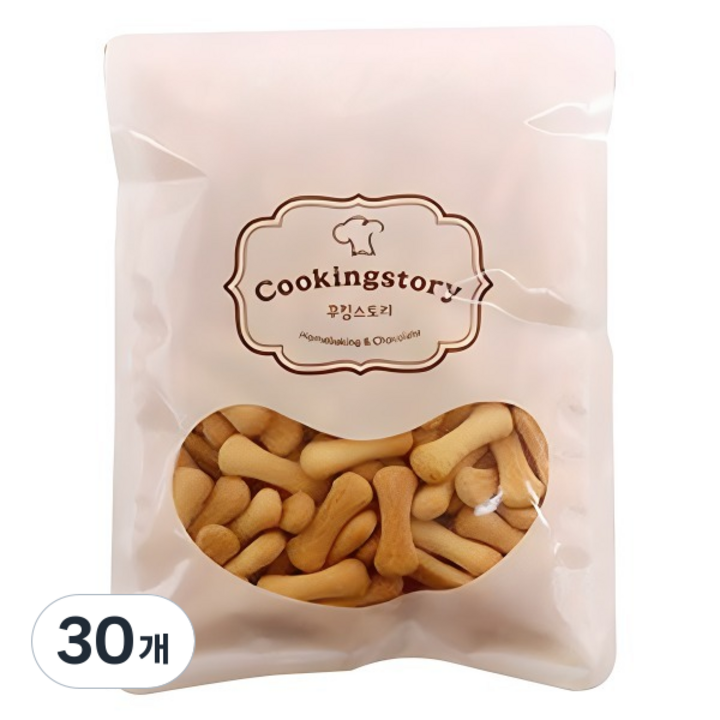 쿠킹스토리 냠냠이 비스킷 미니스틱, 200g, 30개