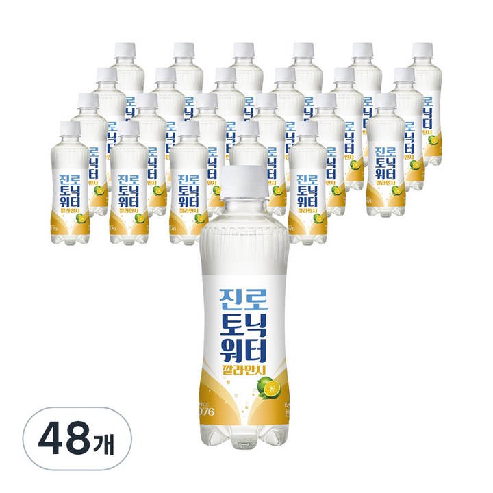 진로토닉워터 하이트진로 깔라만시, 300ml, 48개