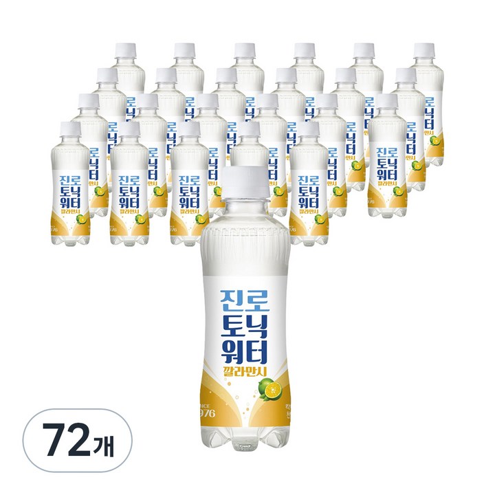 진로토닉워터 하이트진로 깔라만시, 300ml, 72개