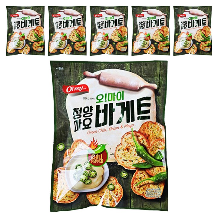 오!마이 청양마요 바게트, 6개, 300g