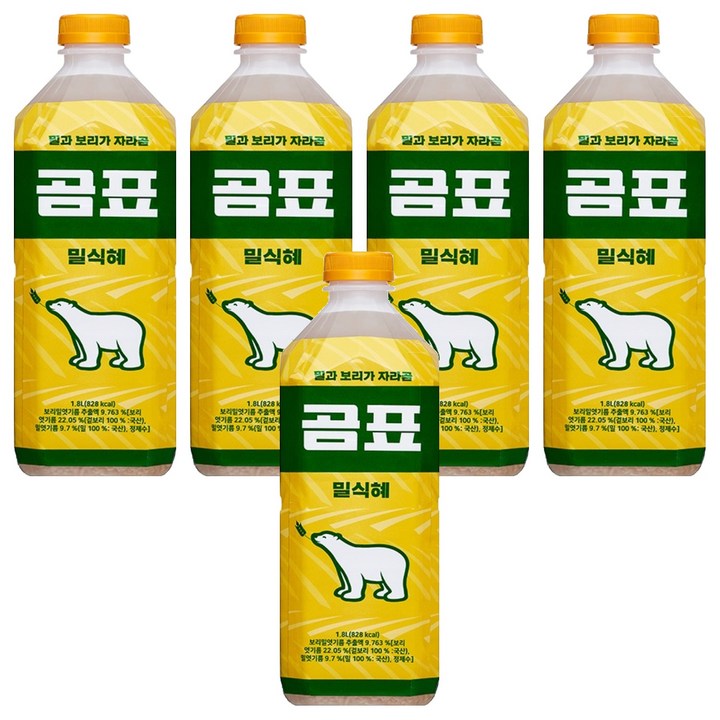 곰표 밀식혜, 1.8L, 5개