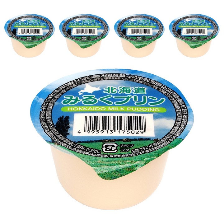 홋카이도 밀크 푸딩, 5개, 100g