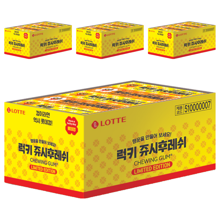 롯데웰푸드 쥬시후레쉬, 26g, 60개
