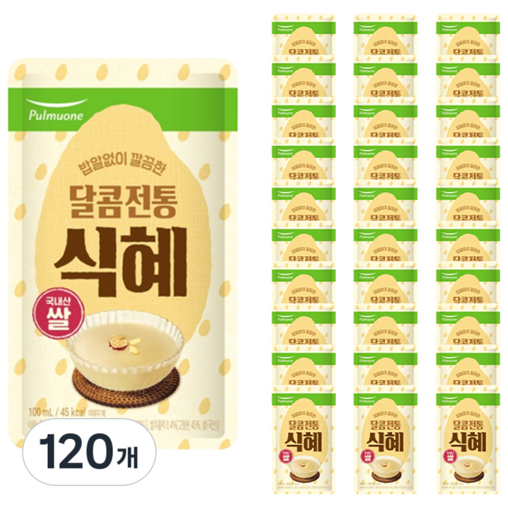 풀무원 달콤 전통 식혜, 100ml, 120개