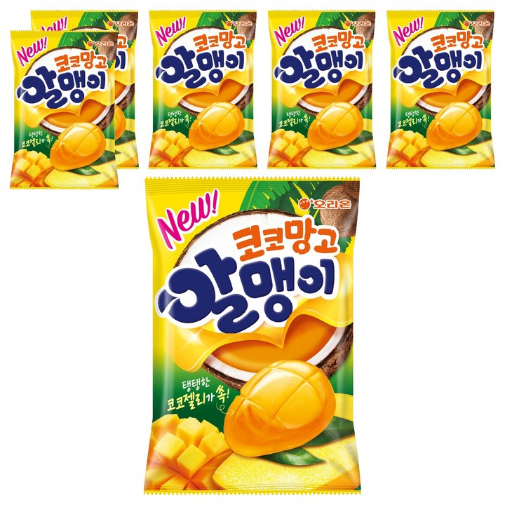 오리온 코코망고 알맹이 젤리, 67g, 6개