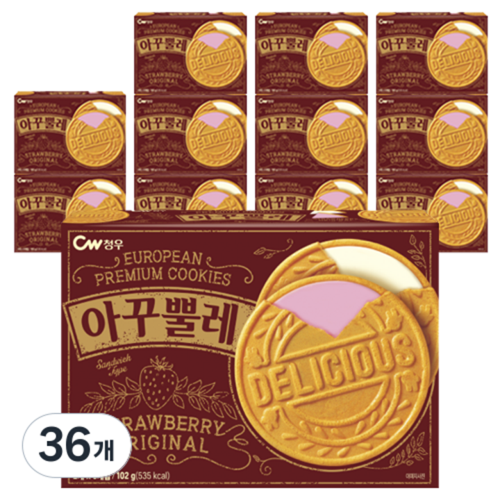 청우식품 아꾸뿔레, 102g, 36개