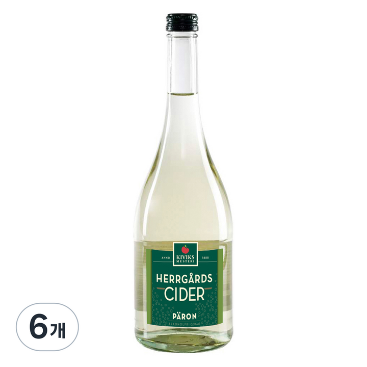 키빅스 배 사이다, 750ml, 6개