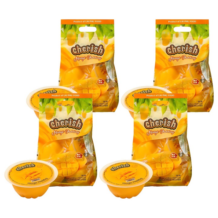 체리쉬 망고푸딩젤리 7개입, 840g, 4개
