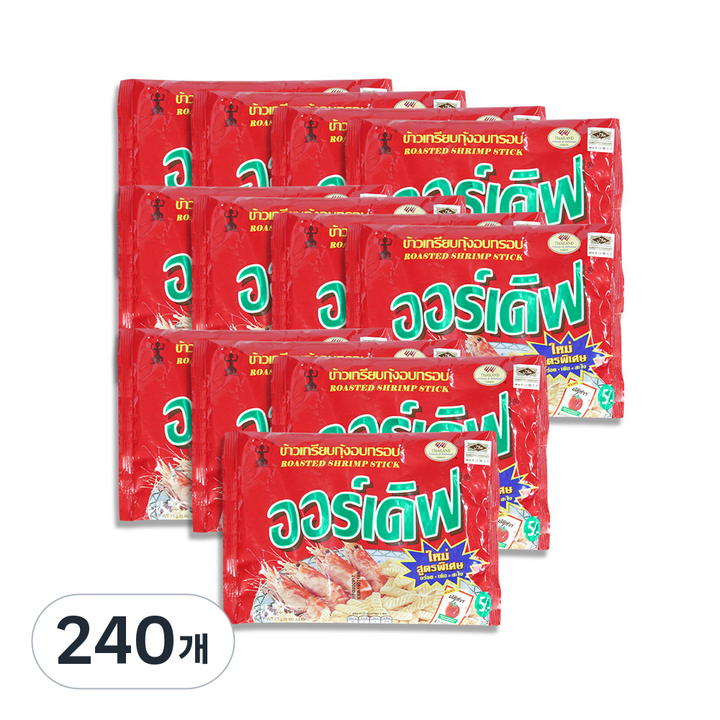 오더브 새우스틱, 17g, 240개