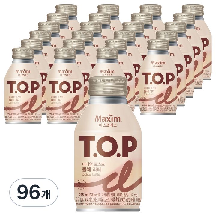 티오피 미디엄 로스트 돌체 라떼, 275ml, 96개