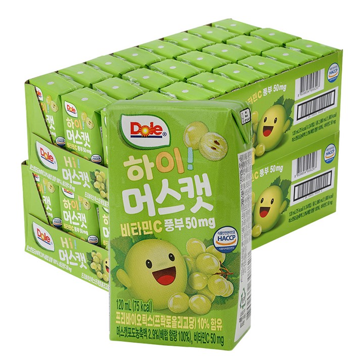 돌 하이 머스캣 주스, 120ml, 48개