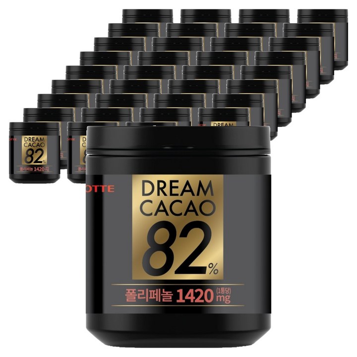 롯데웰푸드 드림카카오 82% 폴리페놀 초콜릿, 86g, 36개